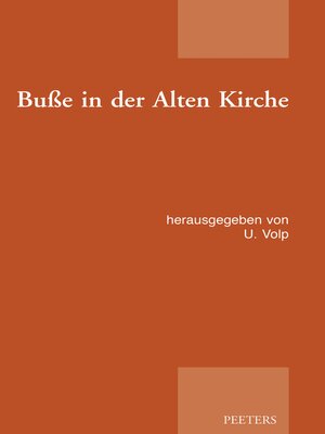cover image of Busse in der Alten Kirche